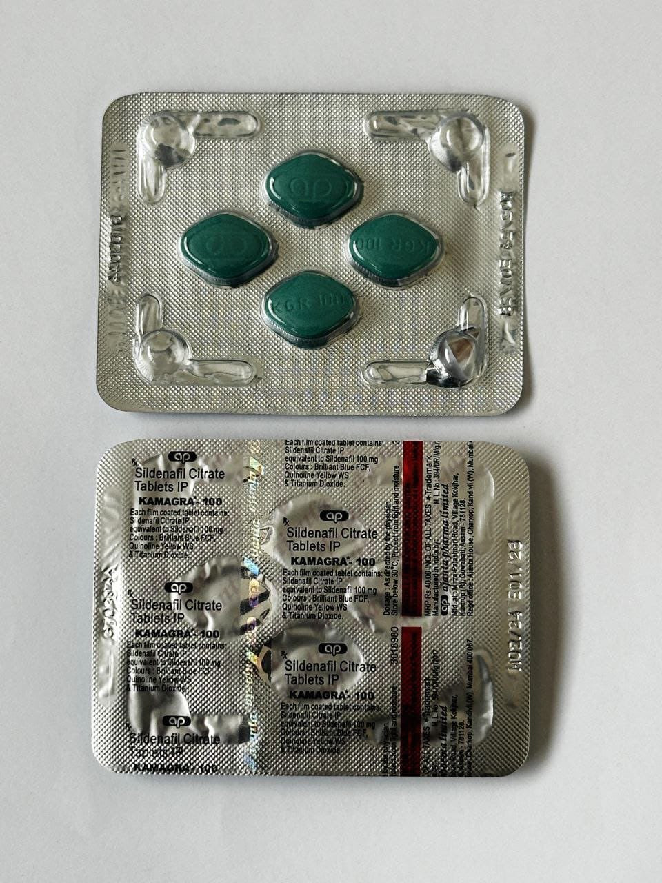 Kamagra 100mg 4 tablets