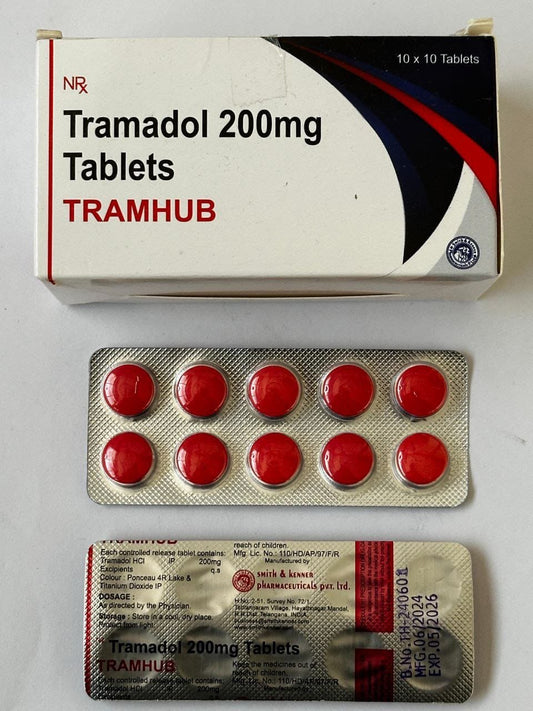 Tramhub Tramadol 200mg (Red)