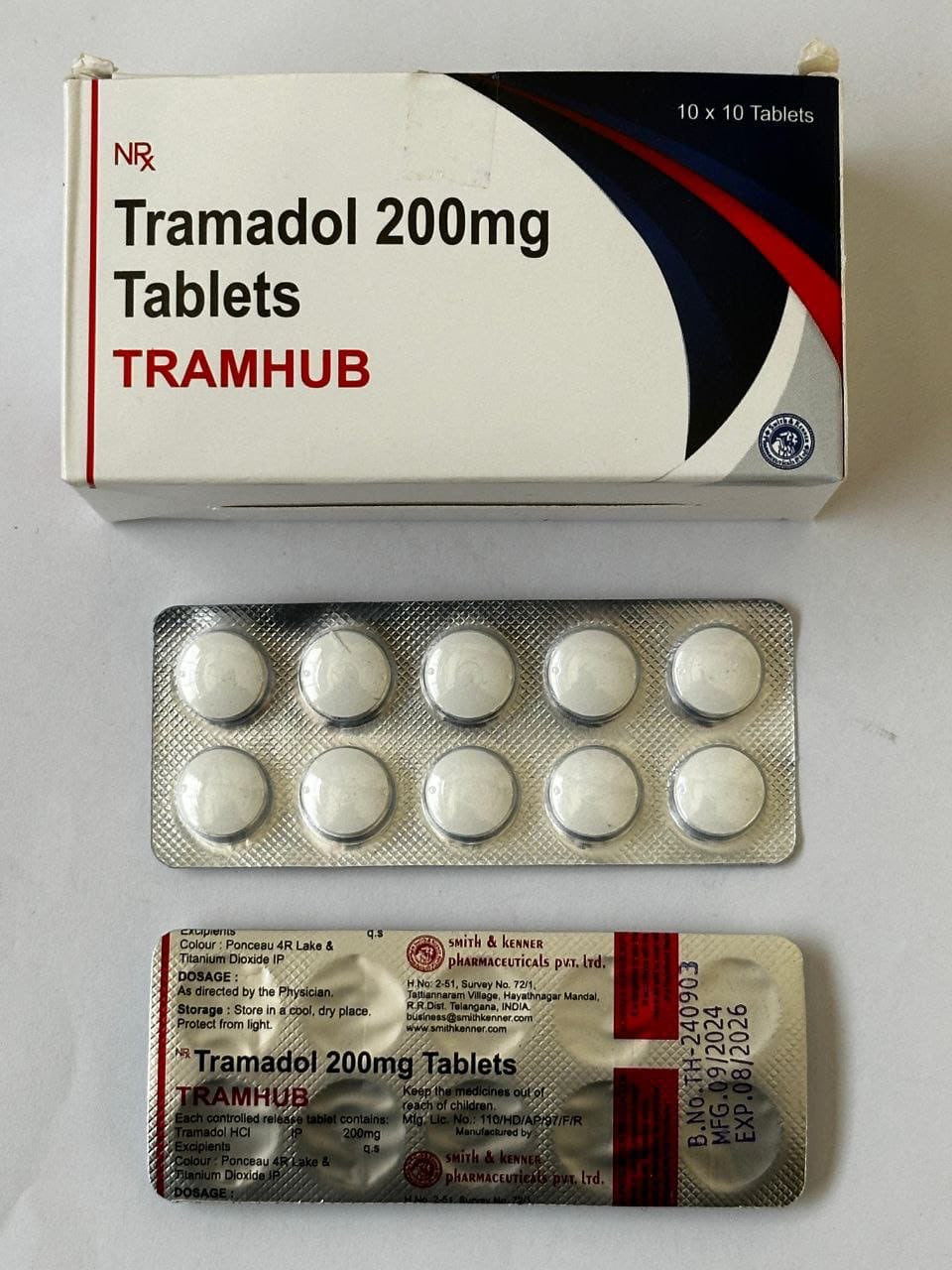 Tramhub Tramadol 200mg ( White)