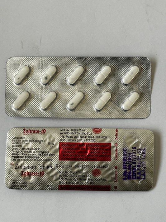 Zoltrate Zolpidem 10mg